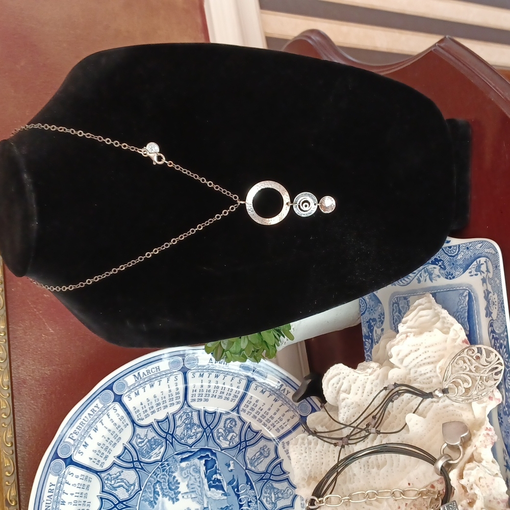 ISRAEL MADE Retired Silpada Sterling Silver 925 19" long necklace MOTHER'S DAY